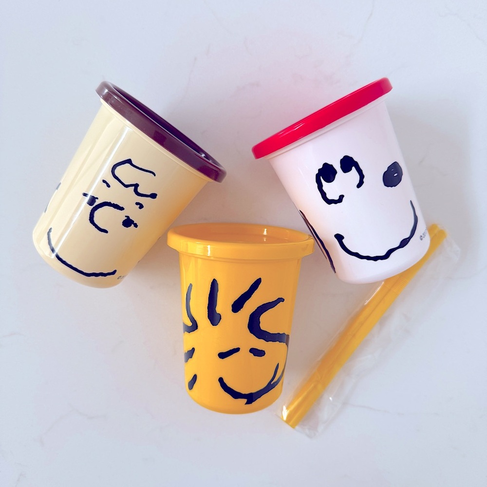 SKATER🇯🇵 SIH3ST Tumbler with Straw, Set of 3